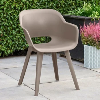 Allibert baštenska stolica Akola, kapućino-2 Allibert baštenska stolica Akola, kapućino-2